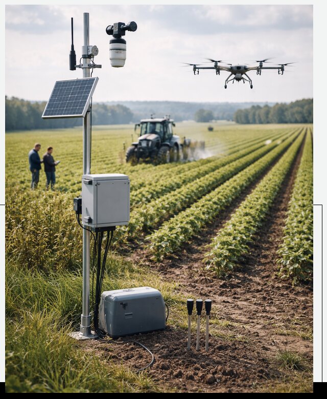 Разработка IoT мониторинга полей в Ногинске от 8611 р. | АвикейНгн